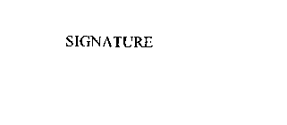 SIGNATURE