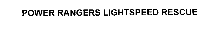 POWER RANGERS LIGHTSPEED RESCUE