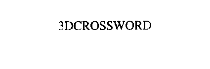 3DCROSSWORD