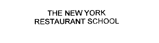 THE NEW YORK RESTAURANT SCHOOL