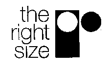 THE RIGHT SIZE