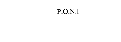 P.O.N.I.
