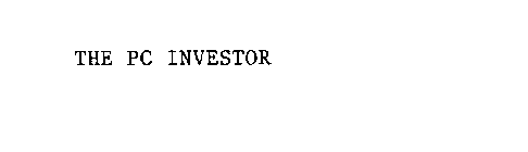 THE PC INVESTOR