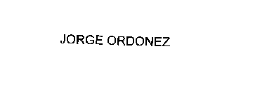 JORGE ORDONEZ
