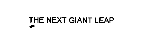 THE NEXT GIANT LEAP