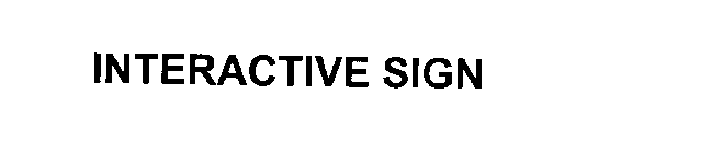 INTERACTIVE SIGN