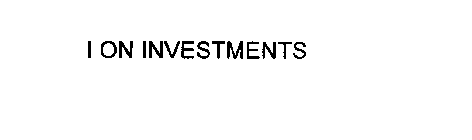 I ON INVESTMENTS