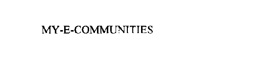 MY-E-COMMUNITIES