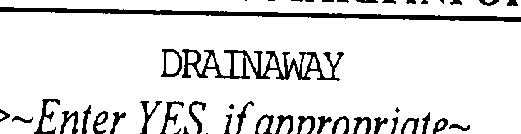 DRAINAWAY