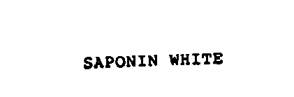 SAPONIN WHITE