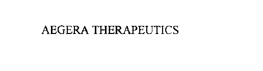 AEGERA THERAPEUTICS