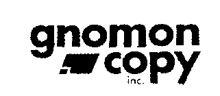 GNOMON COPY INC.