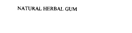 NATURAL HERBAL GUM