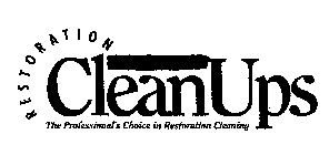 RESTORATION CLEANUPS THE PROFESSIONAL'SCHIOCE IN RESTORATION CLEANING