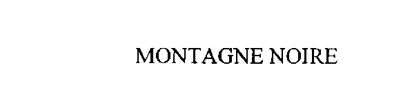 MONTAGNE NOIRE