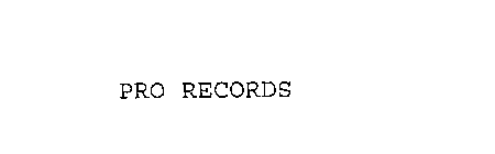 PRO RECORDS