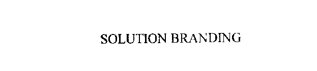 SOLUTION BRANDING