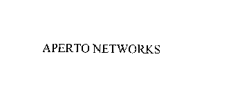 APERTO NETWORKS