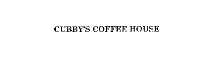 CUBBY'S COFFEE HOUSE