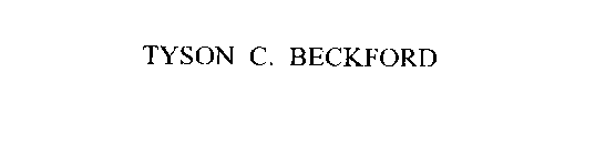 TYSON C. BECKFORD