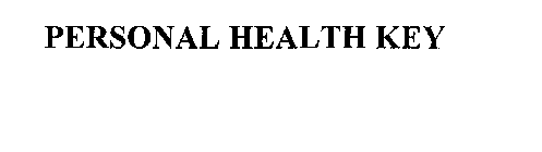 PERSONAL HEALTH KEY