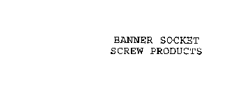 BANNER SOCKET SCREW PRODUCTS