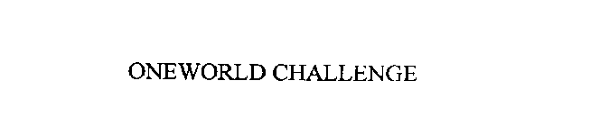 ONEWORLD CHALLENGE