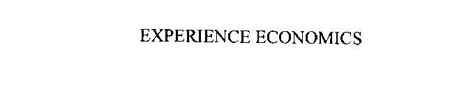EXPERIENCE ECONOMICS