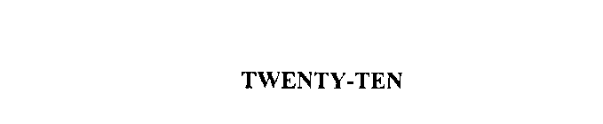 TWENTY-TEN