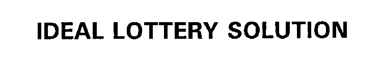 IDEAL LOTTERY SOLUTION