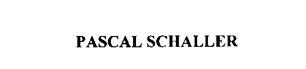 PASCAL SCHALLER