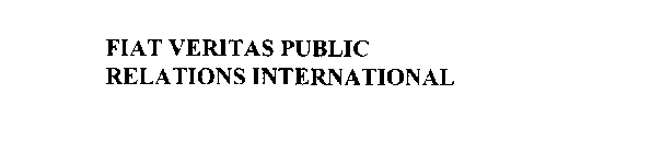 FIAT VERITAS PUBLIC RELATIONS INTERNATIONAL