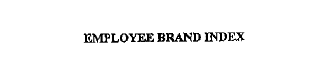 EMPLOYEE BRAND INDEX