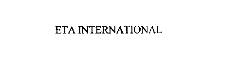 ETA INTERNATIONAL
