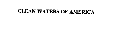 CLEAN WATERS OF AMERICA