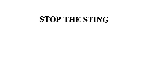 STOP THE STING