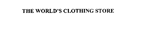 THE WORLD'S CLOTHING STORE