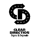 CD CLEAR DIRECTION SIGNS &SIGNALS