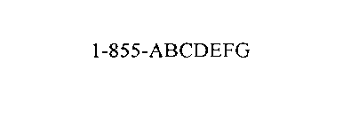 1-855-ABCDEFG