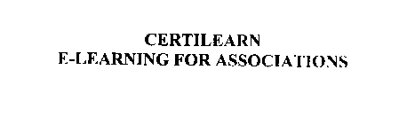 CERTILEARN E-LEARNING FOR ASSOCIATIONS