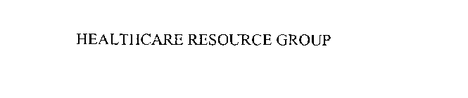 HEALTHCARE RESOURCE GROUP