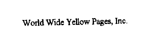WORLD WIDE YELLOW PAGES, INC.
