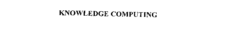 KNOWLEDGE COMPUTING