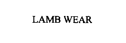 LAMB WEAR