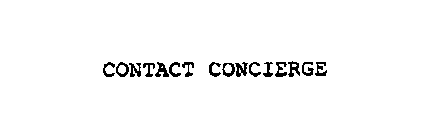 CONTACT CONCIERGE