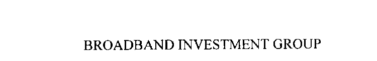 BROADBAND INVESTMENT GROUP