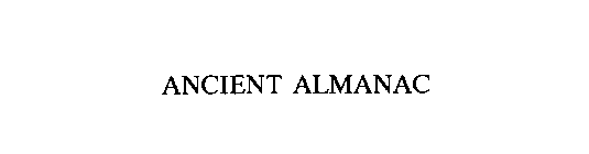 ANCIENT ALMANAC
