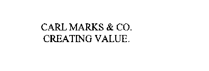 CARL MARKS & CO.  CREATING VALUE.