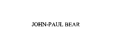 JOHN-PAUL BEAR