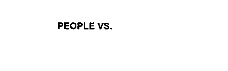 PEOPLE VS.